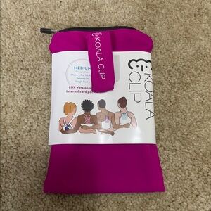Koala Clip Lux Phone Case Pocket For Workout Iphone Android Medium Magenta